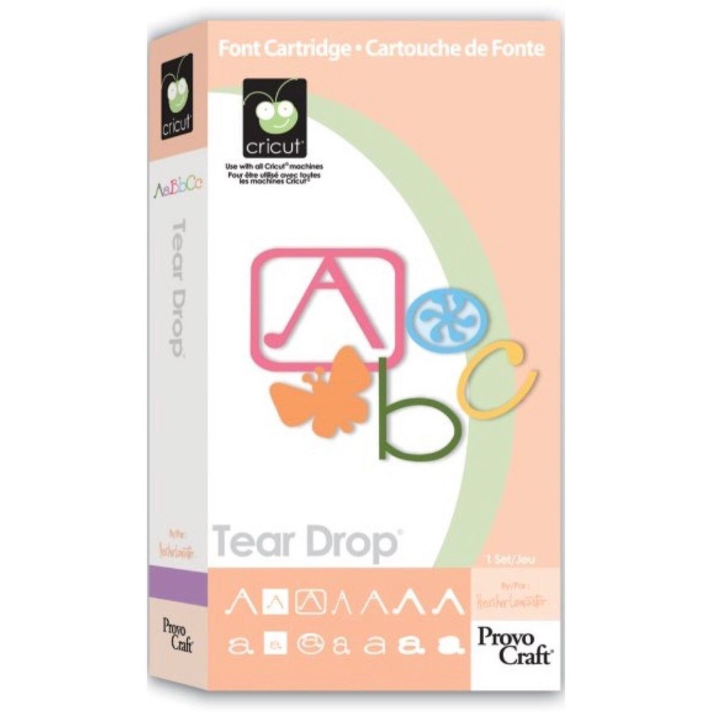 Tear Drop Cricut Cartridge